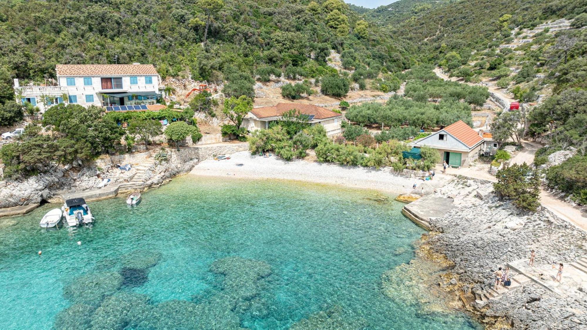 Seaside House For Families With Children Cove Rasohatica, Korcula - 4386 Lumbarda Exterior foto