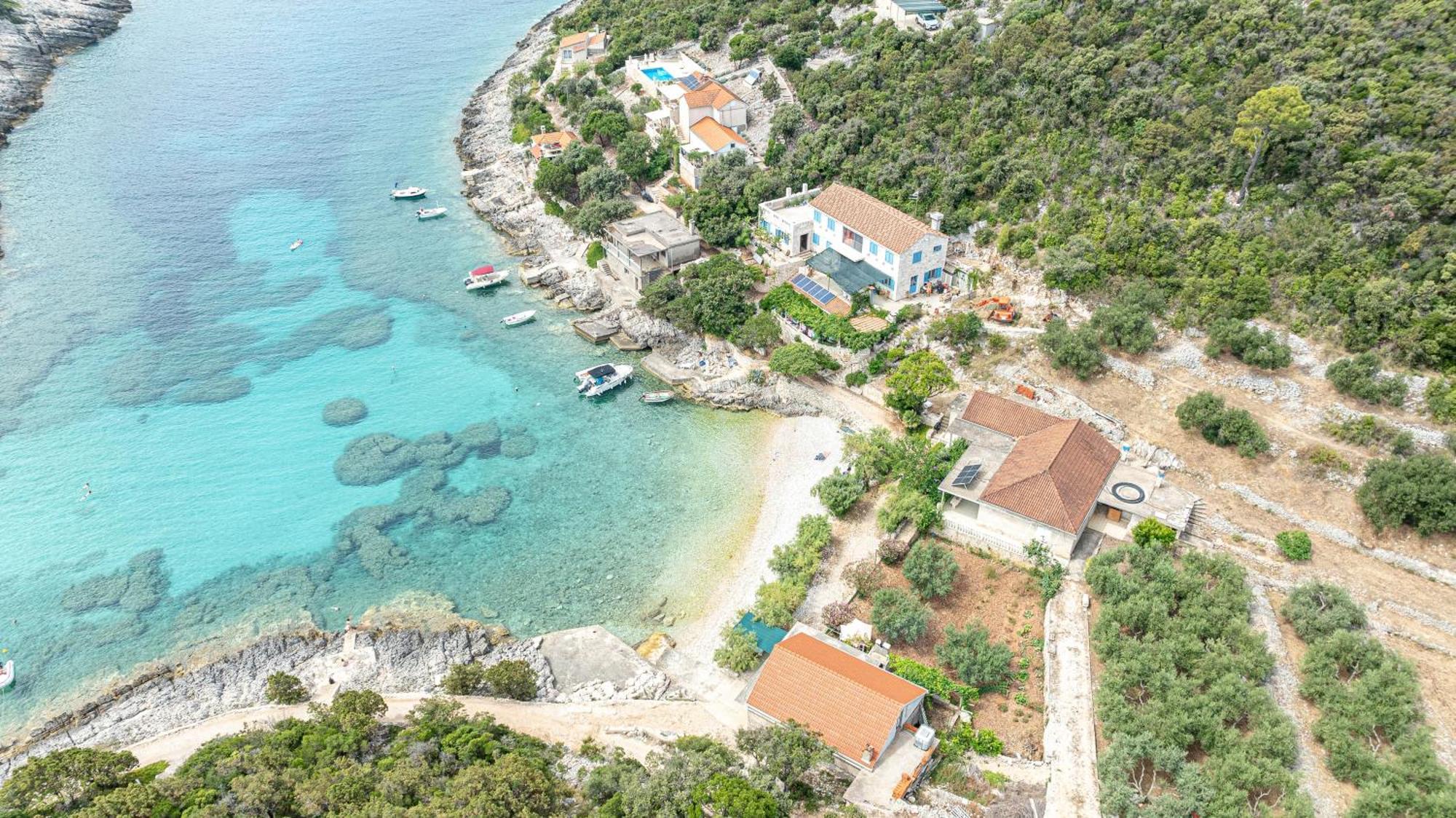 Seaside House For Families With Children Cove Rasohatica, Korcula - 4386 Lumbarda Exterior foto